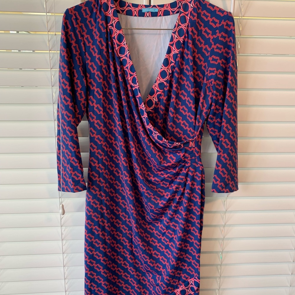 Faux wrap dress